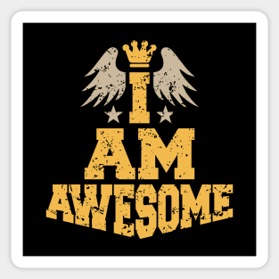 I AM AWESOME Sticker